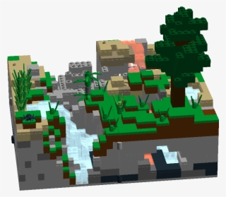Version 1 Of My Lego Model Of My Morphing Minecraft - Tree