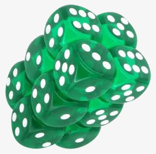 Translucent16mmd6-green8 - Dice Game
