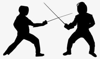 American Football Player Silhouette Png - Fencing Silhouette Png