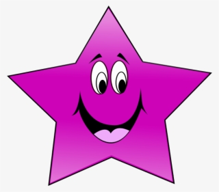 Star Clipart Pink - Pink Star With Face