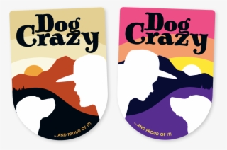 Mans Best Friend Dog Crazy Stickers By Mike Hosier