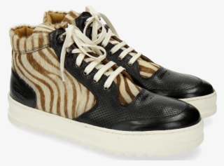 Sneakers Max 1 Perfo Hair On Black Zebra - Skate Shoe