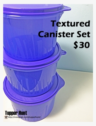 *in Stock* Tupperware® Textured Canister Set, Home - Vamshi Name