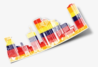 Houston Skyline Sticker
