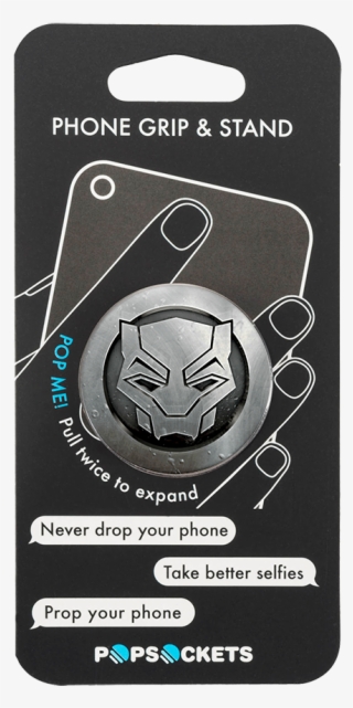 Marvel Black Panther Monochrome Icon Popsocket - Ocean From The Air Popsocket