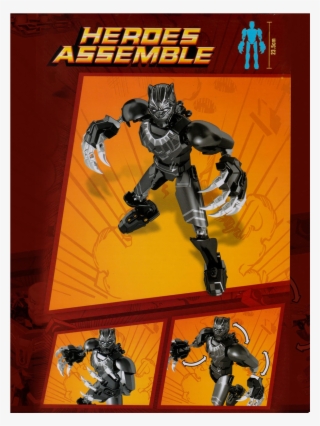 Ksz™ 328-2 Marvel Buildable Figures Black Panther - Action Figure