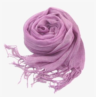Linen Scarf Hijab Lilac Color - Scarf