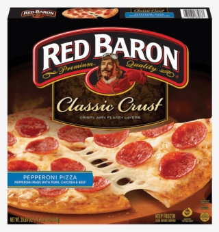 Red Baron Classic Pizza - Red Baron Pizza Box
