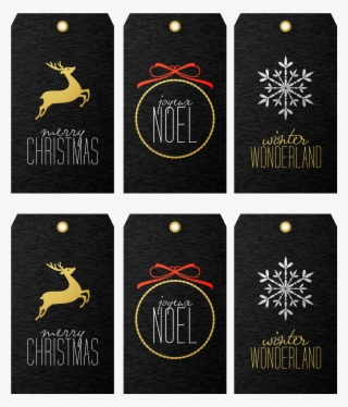 Christmas Tags Printable, Winter Holidays, Winter Breaks, - Gold Printable Christmas Tag