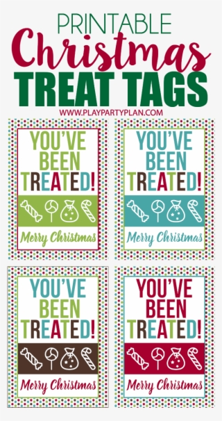 These Free Printable Christmas Treat Tags Are Perfect - Free Printable Christmas Treat Tags