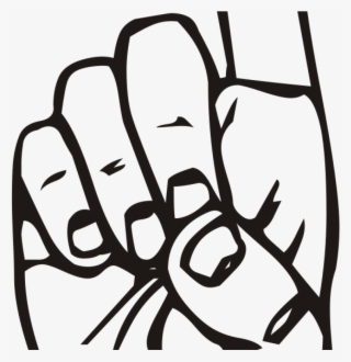 Finger Pointing Clipart Free Clipart Sign Language - Finger Pointing Up Vector