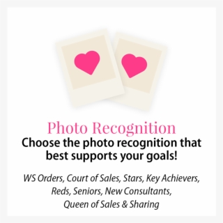 Custom Mary Kay Unit Newsletter Photo Recognition - Heart
