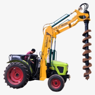 Ground Drilling Machine Post Hole Bore Gearbox Trenching - Tractor