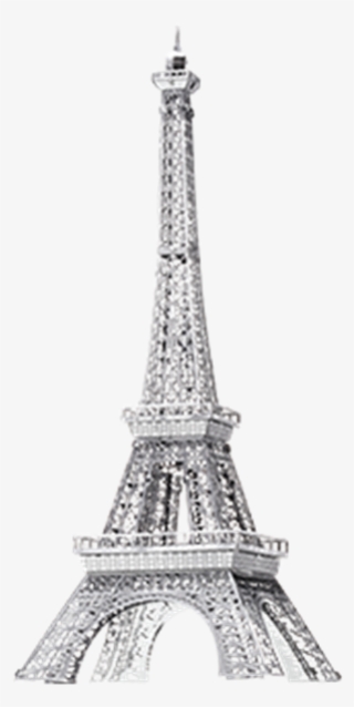 Metal Earth Online Store - Eiffel Tower Black And White Etching