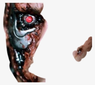 Terminator Clipart Picsart - Terminator 2 Arnold Face Half