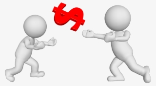 Man Throwing Money - 衝突 素材