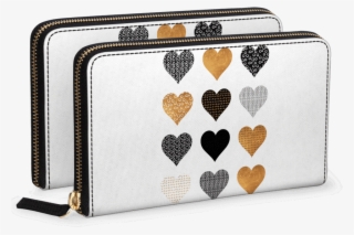 Dailyobjects Gold Hearts Women's Classic Wallet Buy - Heart