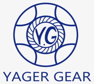 Yager Gear Logo Black - Earth