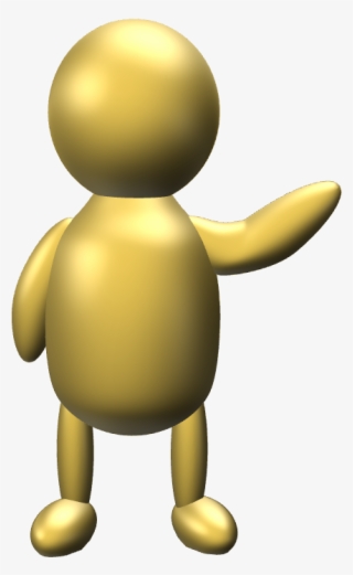 Pointing Person - Cartoon