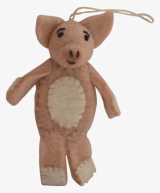 Wool Pig Finger Puppet - Stuffed Toy
