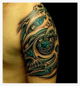 Tattoo Art Sleeve Others Biomechanical Ink Arm Clipart - Tattoo 3d Tribal