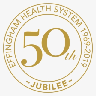 Effingham Health System 50th Anniversary Seal - Circle
