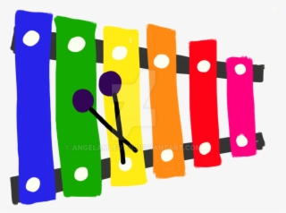 Xylophone By Angelamlevan Xylophone By Angelamlevan - Cartoon Png Image Of A Xylophone