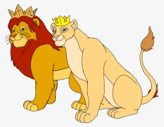 King Simba And Queen Nala - Lion King Brother And Sister