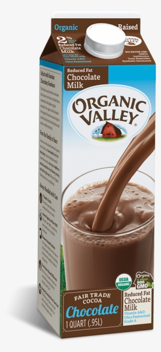 Quart Reduced Fat 2% Chocolate Milk, - Organic Valley Chocolate Milk