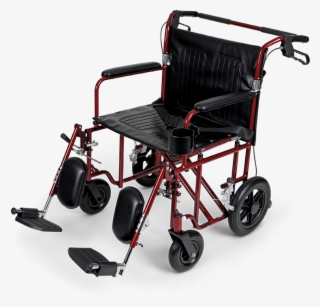 With A Folding Backrest And Removable Legrest For Easy - Wheelchair