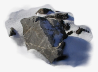 And Here Is The Shadow I Dropped Into The Snow To Make - Igneous Rock