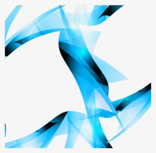 Technology Curve Blue Diamond - Abstract Curve Png Design