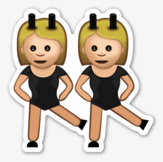 Free Png Download Emoji Twins Png Images Background - Dancing Twins Emoji Png