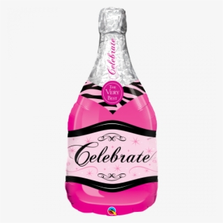 Celebrate Champagne Bottle Balloon - Champagne Bottle Balloon