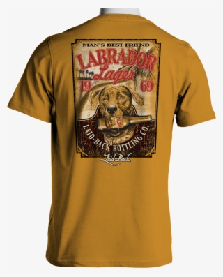 Labrador Lager Men's Chill T Shirt - Beach T Shirts Mens