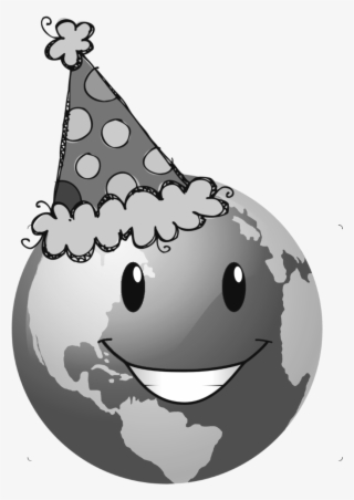 Birthday Party For The World - World Globe Vector Png