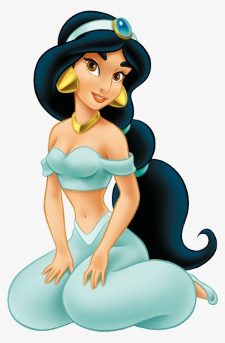 Princess Jasmine Clipart Cute - Princess Jasmine On Carpet