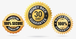 You Get A 30-day 100% Money Back Guarantee* With This - Label