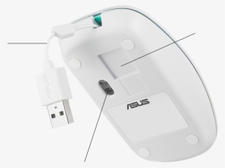 70cm-long Cable Retracts Inside The Mouse Body - Mouse