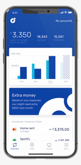 Oxygen, A Digital-only Bank Targeting Freelancers, - Mobile App