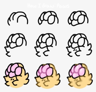 How I Draw Paws By Kitten On