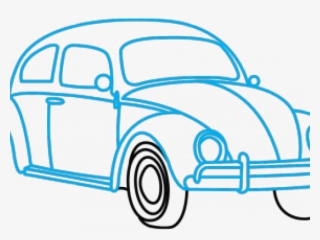 Volkswagen Clipart Car Drawing - Antique Car