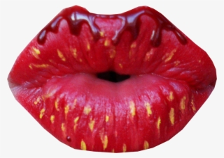 Chocolate Covered Strawberry Lips - Imagenes De Labios De Chocolate