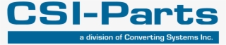 Csi-parts Logo Blue Bar Division - Graphic Design