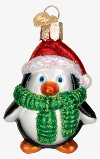 Playful Penguin Ornament - Penguin Christmas Ornament