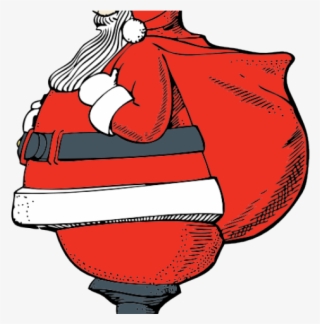 Moving Clipart Santa - Moving Santa Claus Png