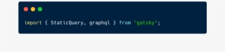 first, import staticquery and graphql from gatsby - majorelle blue