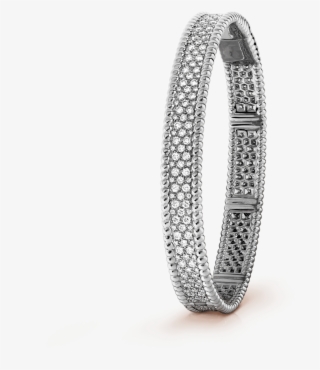 Perlée Diamonds Bracelet, Large Model, - Van Cleef And Arpels Bracelet With Diamond