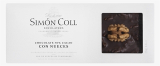 Turron Chocolate 70% Cocoa With Walnuts 250g - Chocolate