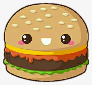 Hamburger Sticker - Kawaii Cute Hamburger